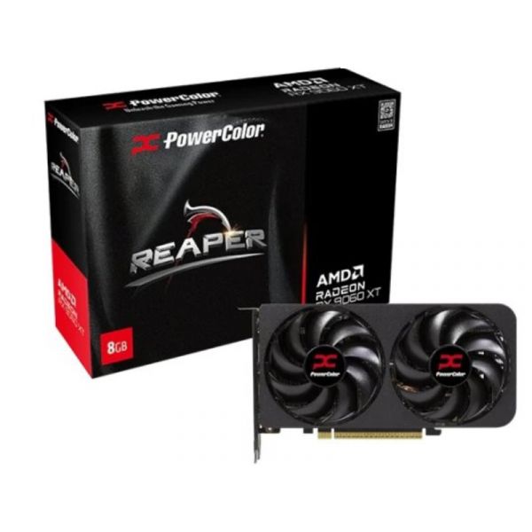 PowerColor Videókártya AMD RX 9060 XT Reaper 8GB (RX9060XT 8G-A)